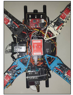 bağlantıların quadcopter üzerindeki görünümleri