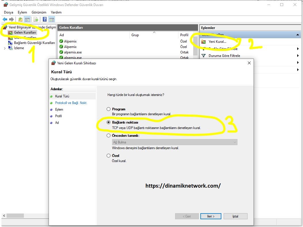 SQL Server TCP/IP Erişmleri Açmak