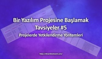 bir yazılım projesine başlamak Projelerde Yetkilendirme Yöntemleri kapak