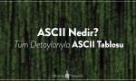 ASCII Nedir Tüm Detaylarıyla ASCII